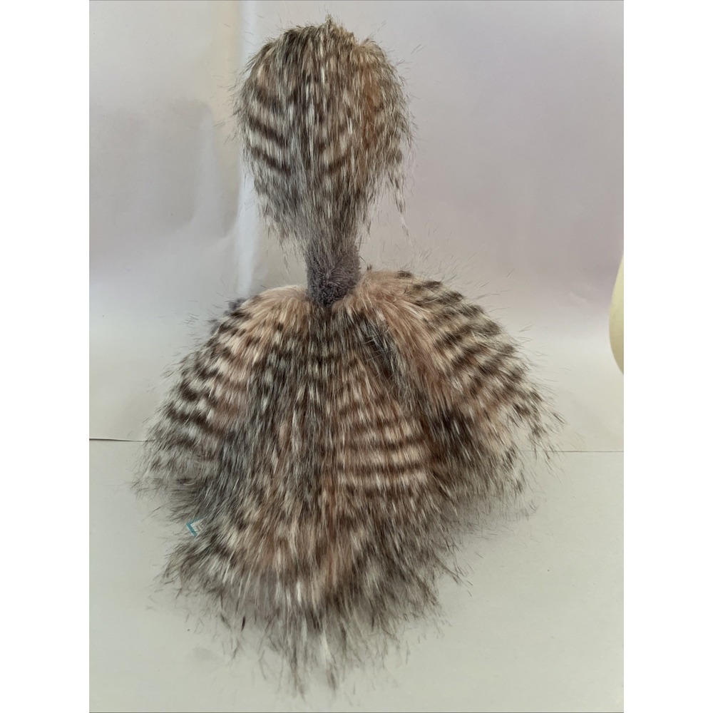 Jellycat London Odette Ostrich Plush Soft Toy Gray Pink Stuffed Animal - Picture 9 of 12